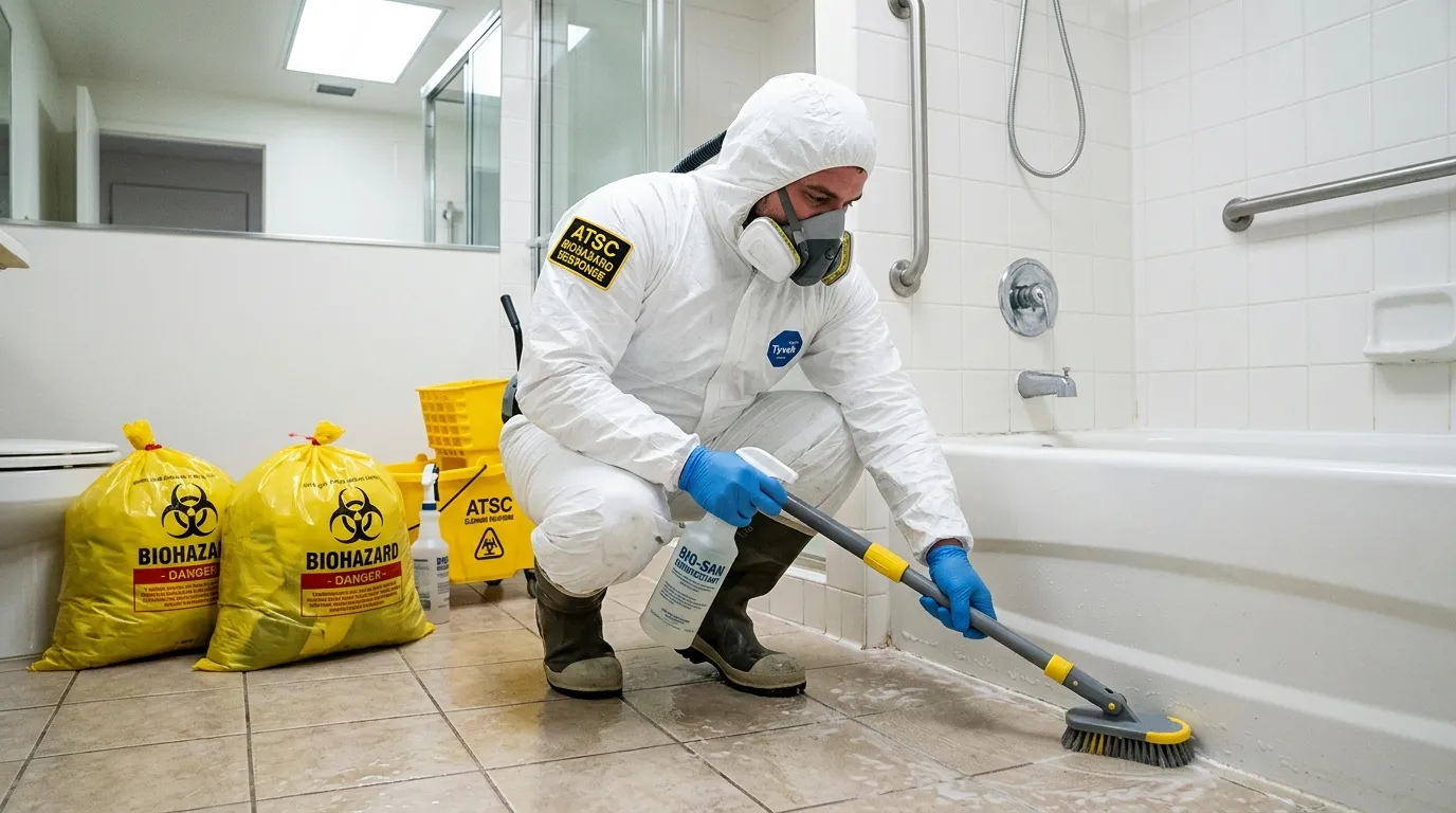 Decontamination equipment deployed for Blood Cleanup in Sunnyside